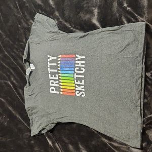 Pretty Sketch Colored Pencil T-Shirt